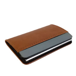 Business Card Holder Brown